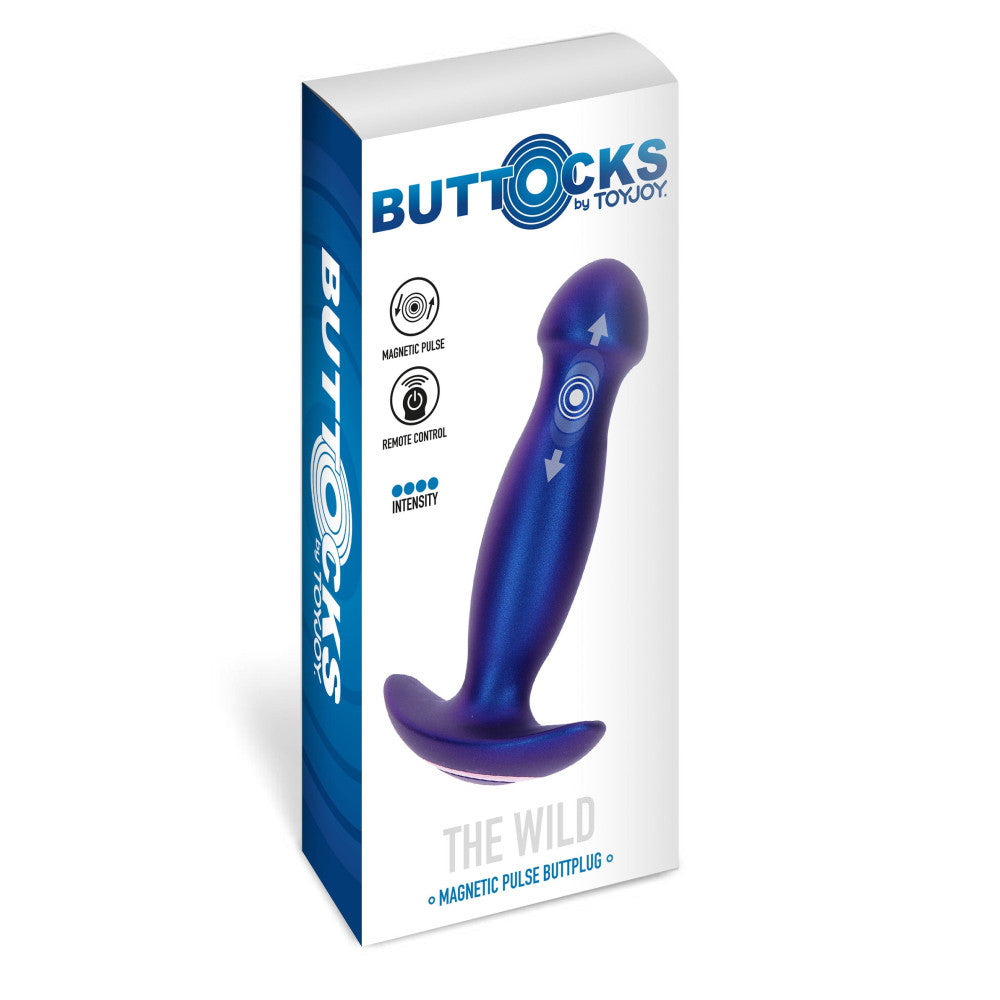 Buttocks The Wild Rechargeable Silicone Anal Stimulator with Remote