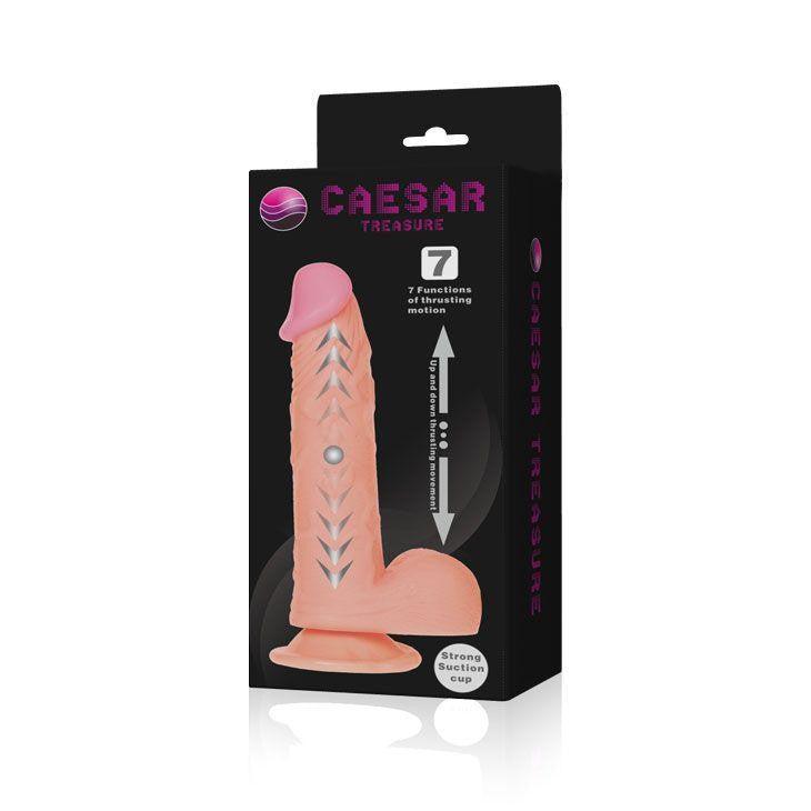 Caesar Treasure vibrating back and forth dildo