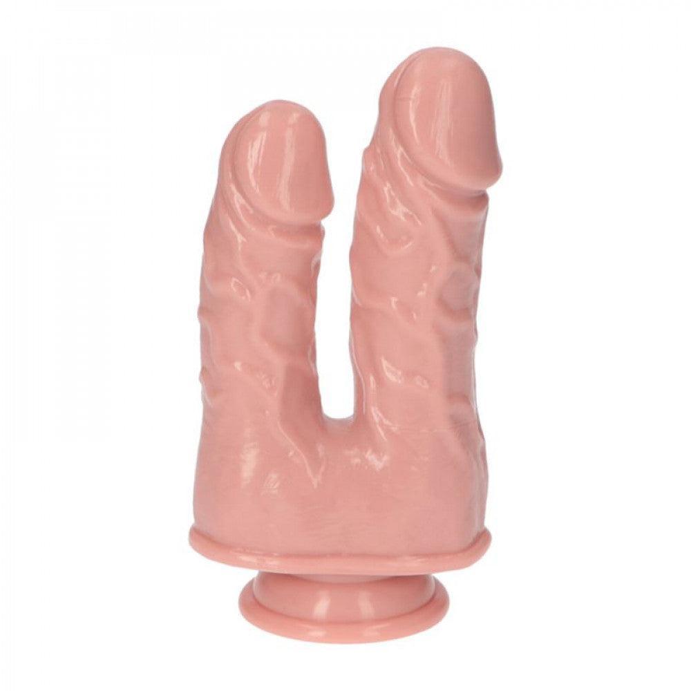 Caino & Abele Double Realistic Anal Vaginal Dildo 6"