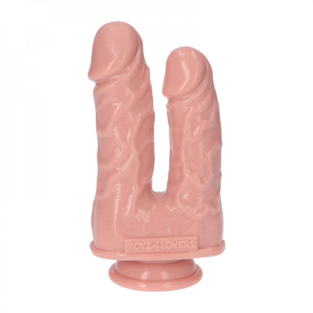 Caino & Abele Double Realistic Anal Vaginal Dildo 6"