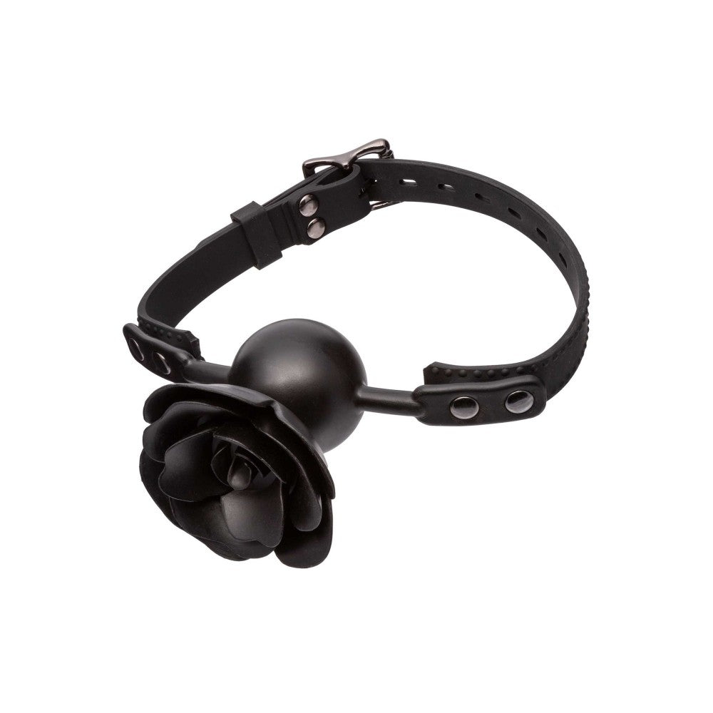 Calexotics Rose Ball Gag Silicone Rose