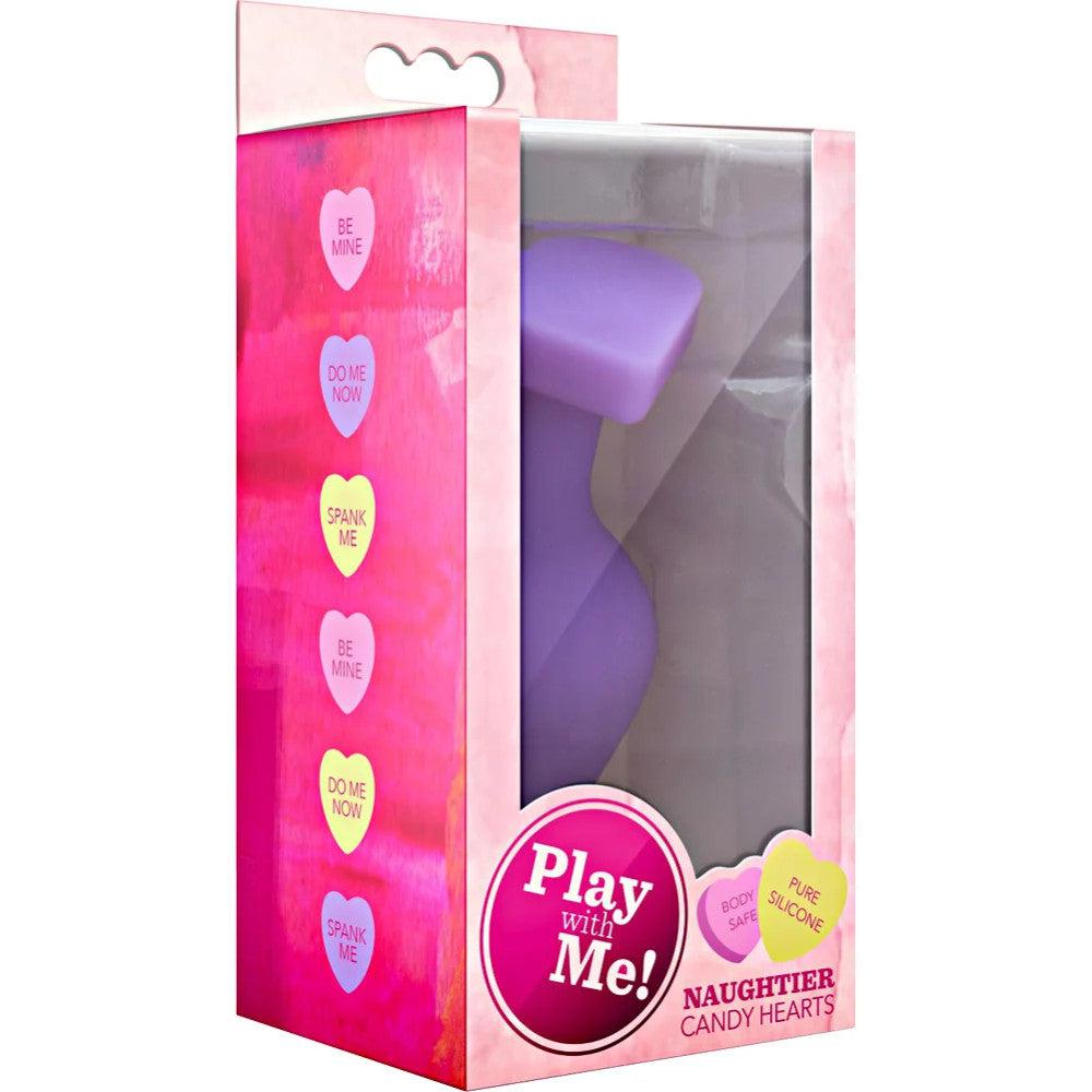 Candy Heart Fuck Me Large Butt Plug