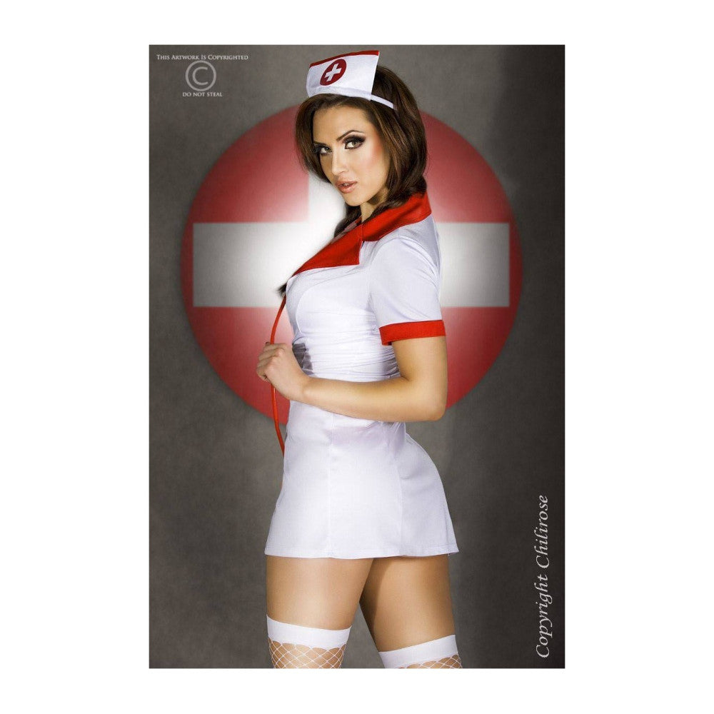 Chili Rose 5-piece Erotic Nurse Costume Set