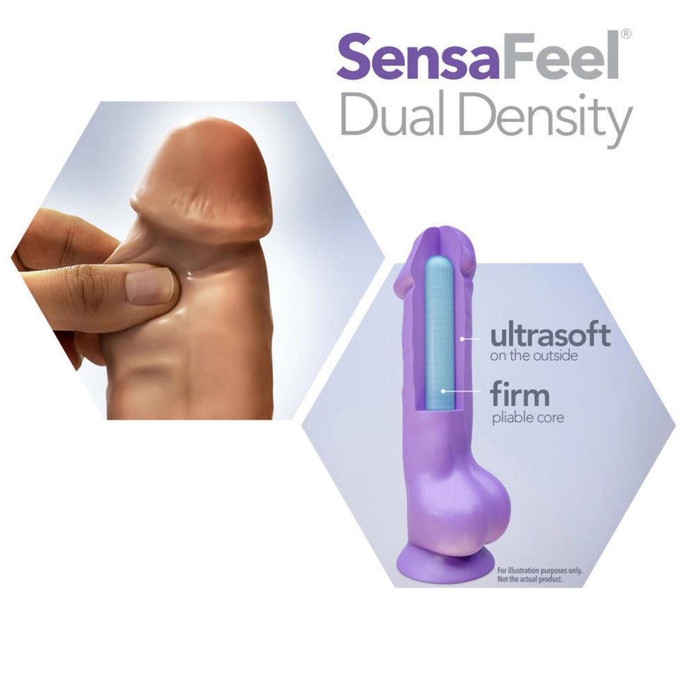 Au Natural Chub Realistic Dual Layer Dildo 10''