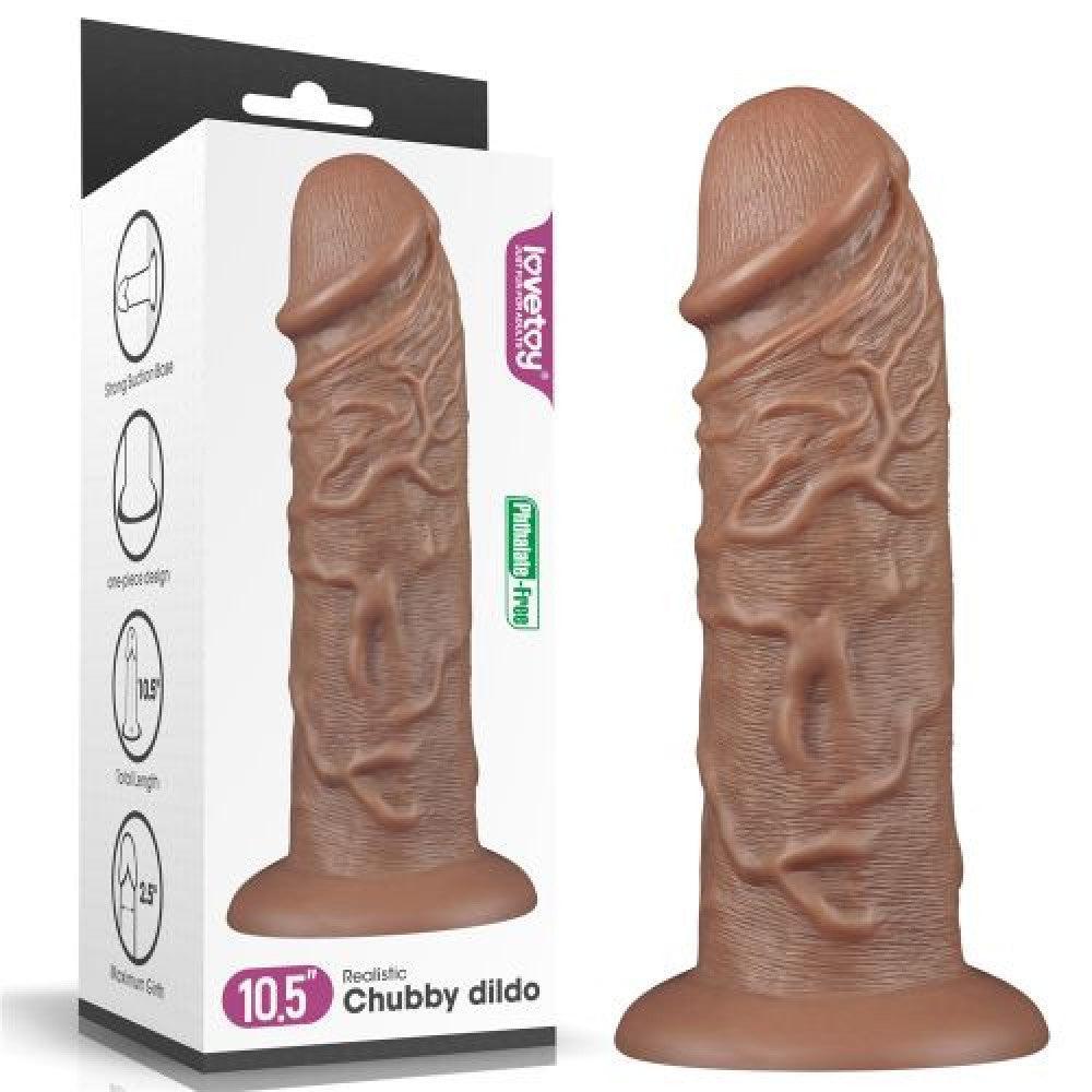 Realistic Chubby King Size Dildo 10.5"
