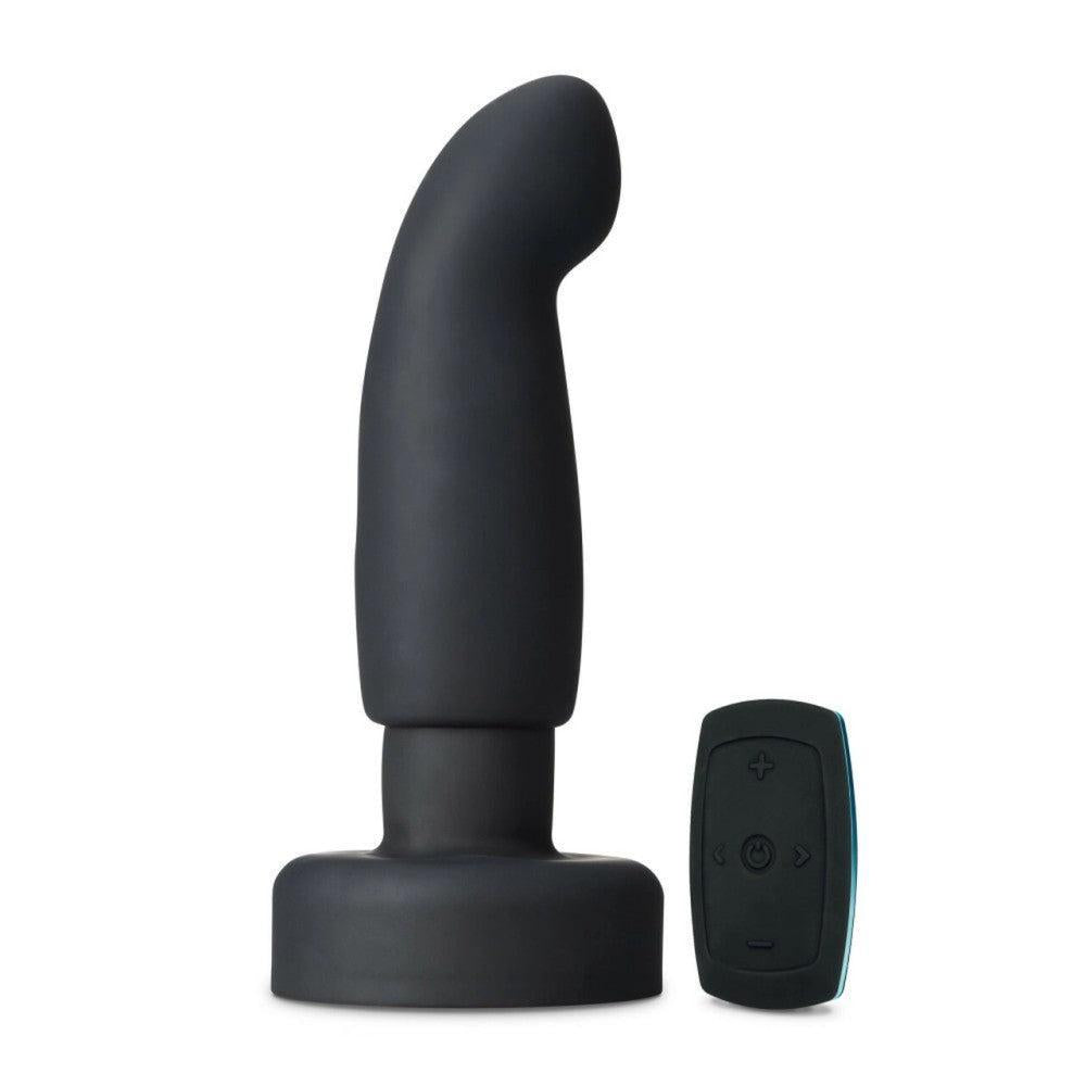 Circuit Plug Rotating & Vibrating Anal Toy with Beads Black