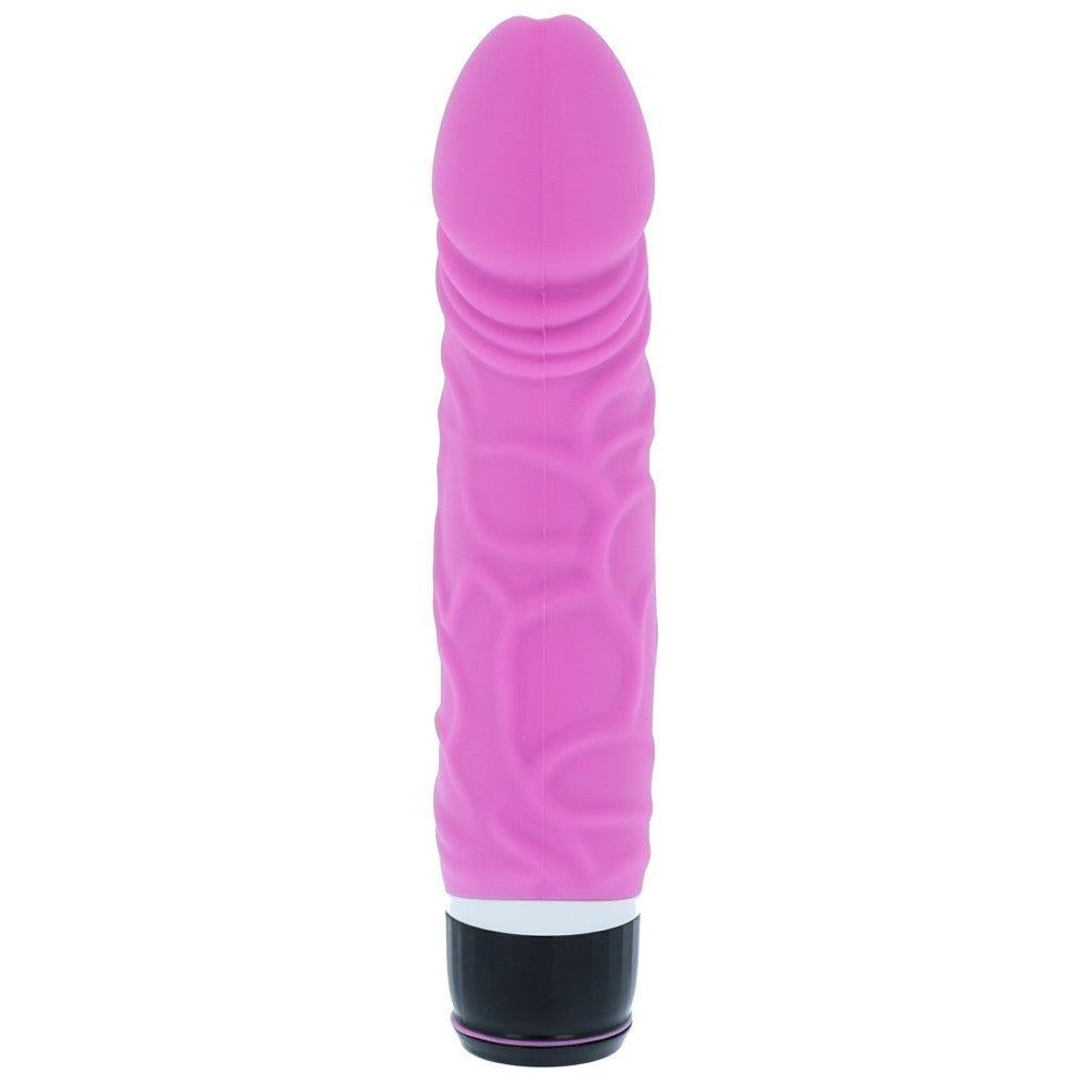 Classic realistic silicone vibrator Original pink