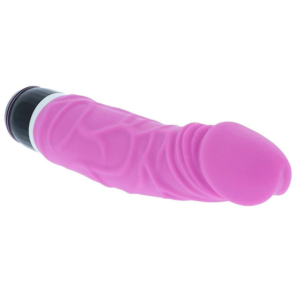 Classic realistic silicone vibrator Original pink