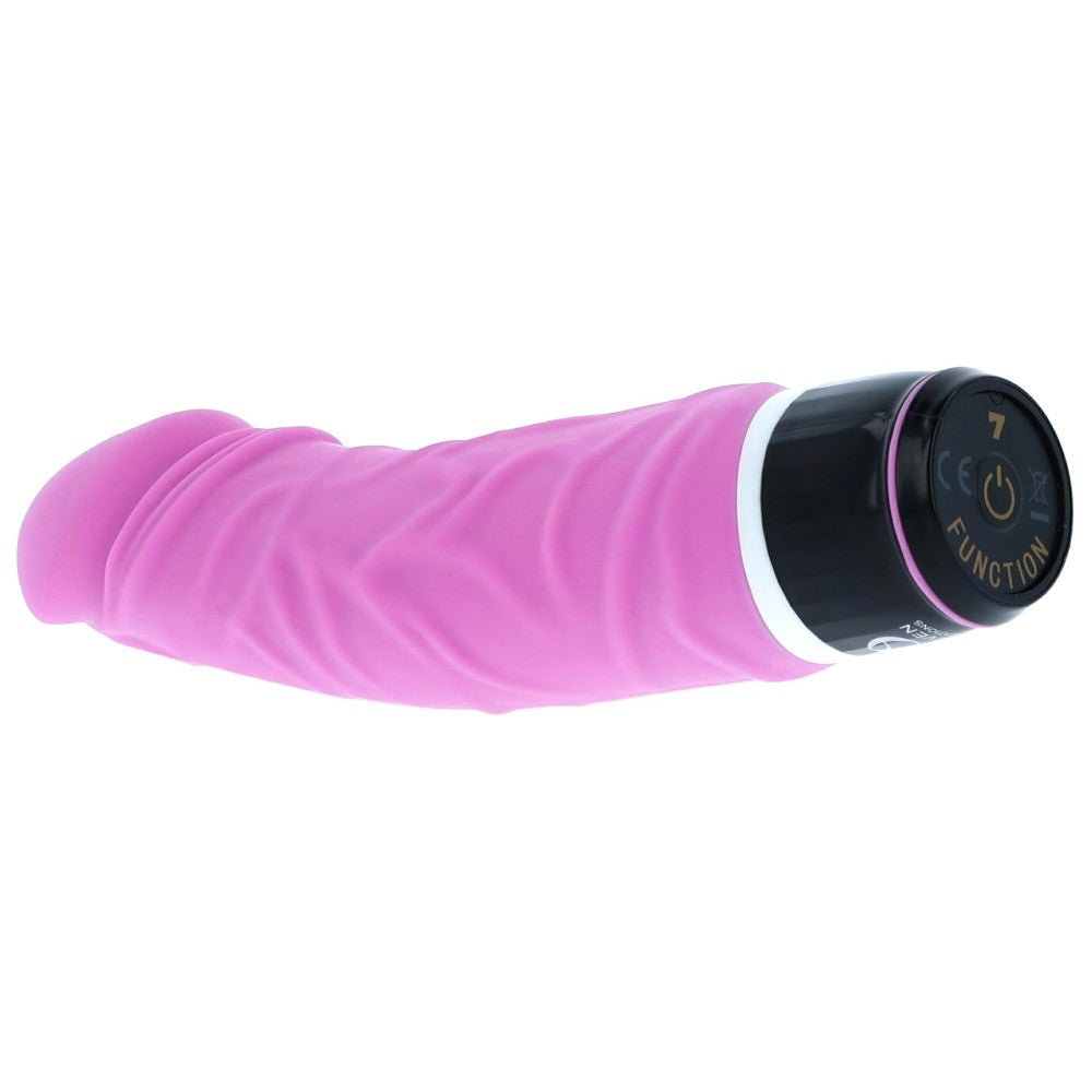 Classic realistic silicone vibrator Original pink