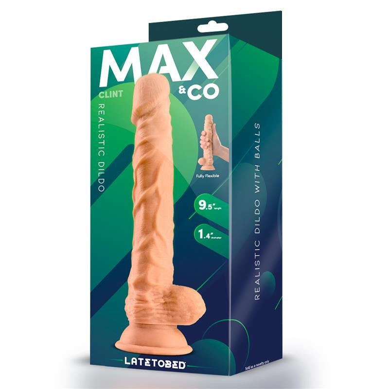 Clint Realistic Testicle Dildo