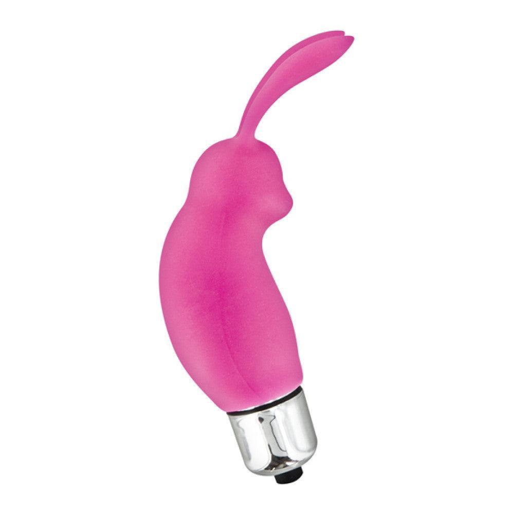 Glamy Silicone Mini Rabbit Bullet Vibrator Pink