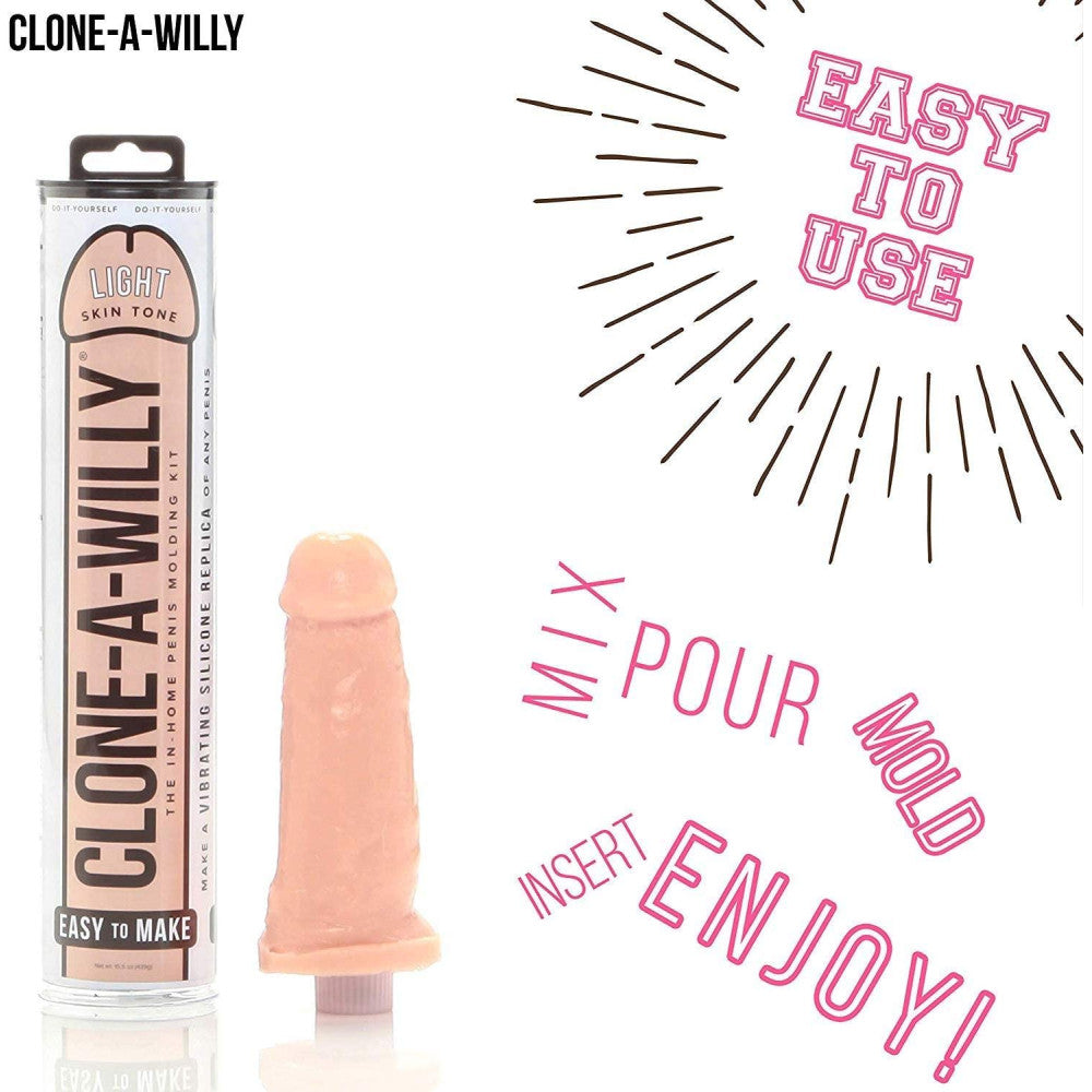 Clone A Willy Silicone Penis Casting Kit with Vibrator