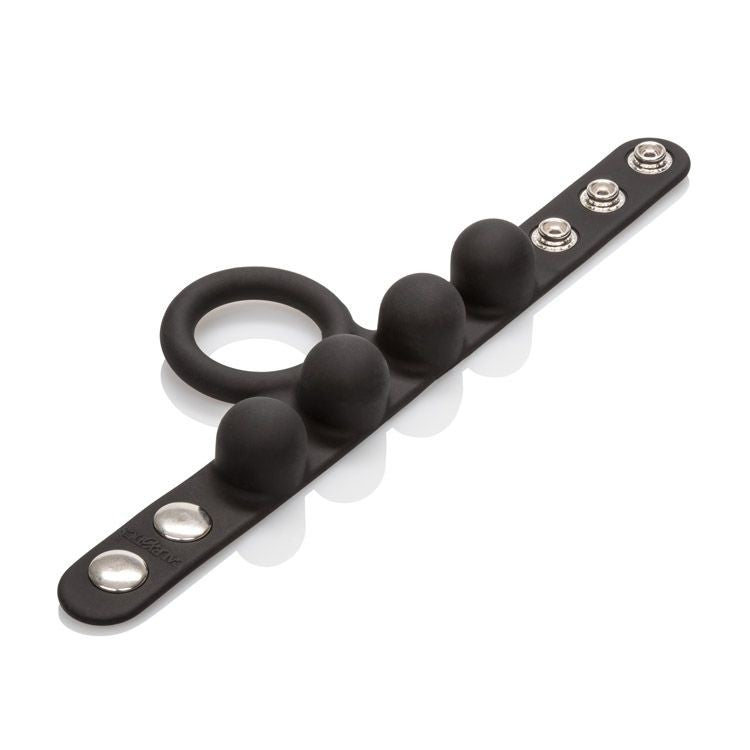 Silicone Weighted Cock Ring & Ball Stretcher