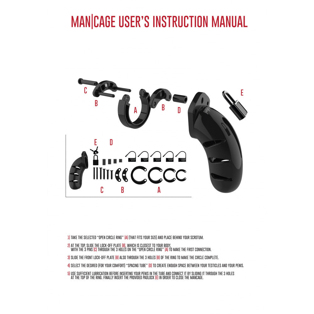 Cock Cage Man Cage model 13 - 2.5"