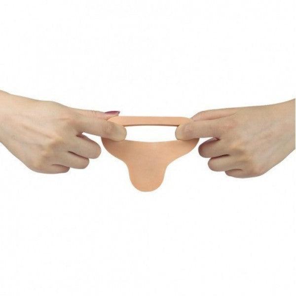 Cock ring with anal dildo The Ultra Soft Double Dildo