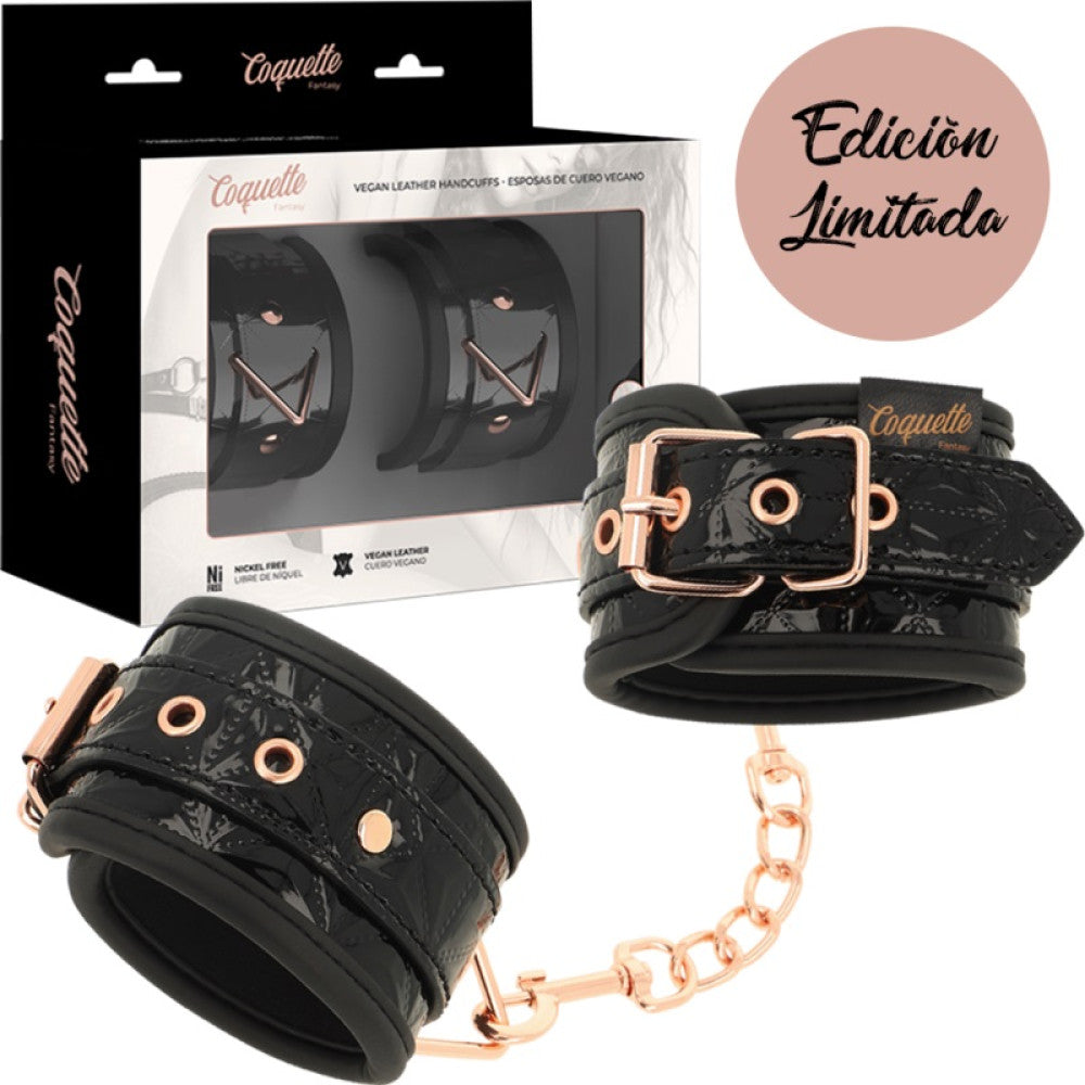 Coquette Fantasy BDSM Luxury Eco-Leather Handcuffs