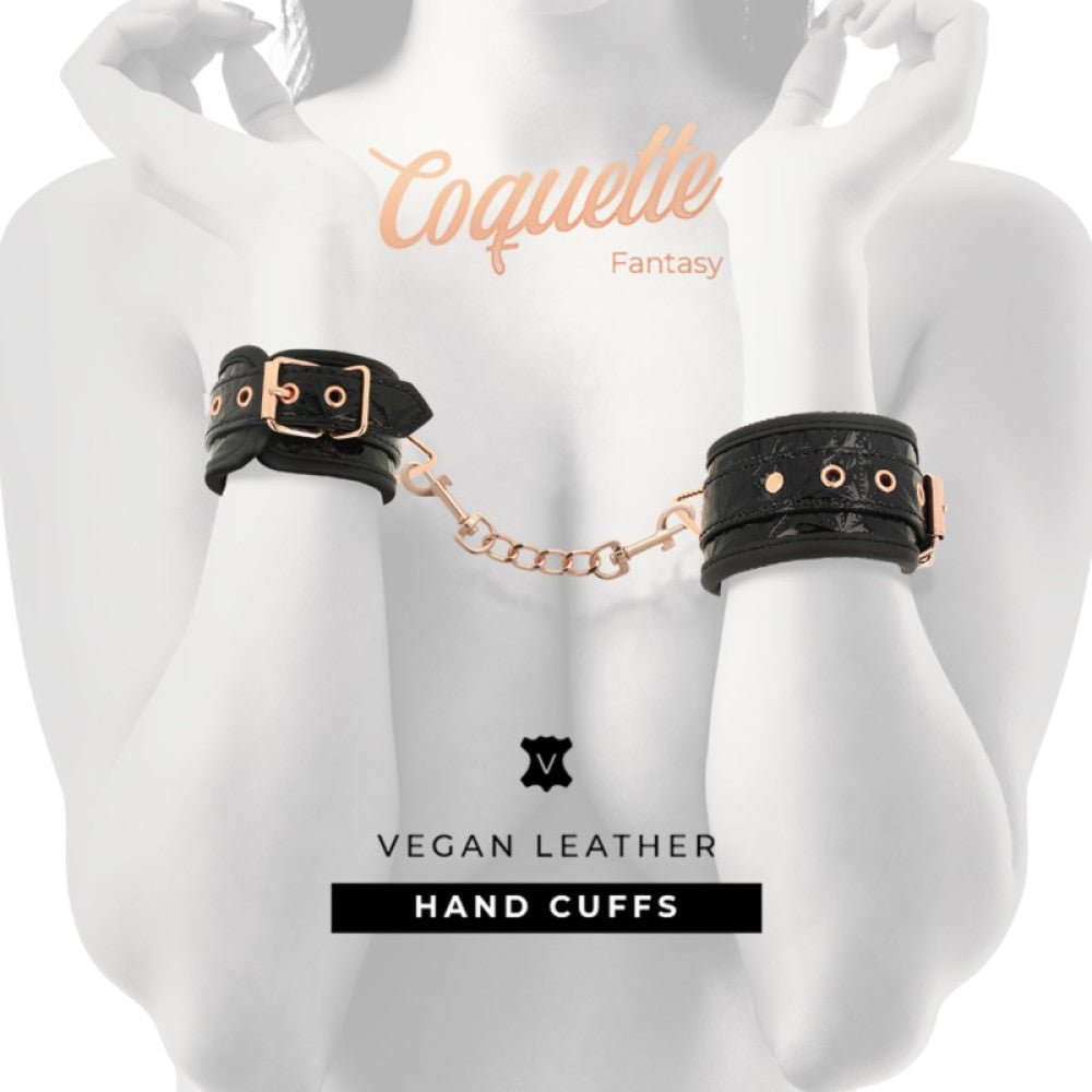 Coquette Fantasy BDSM Luxury Eco-Leather Handcuffs