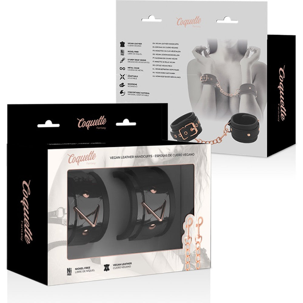 Coquette Fantasy BDSM Luxury Eco-Leather Handcuffs