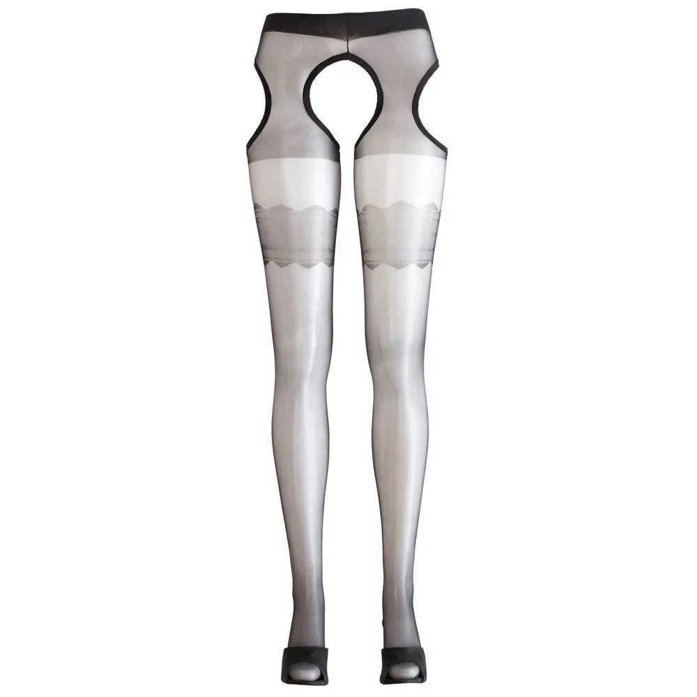 Cotelli Sex-Strumpfhose Crotchless Tights
