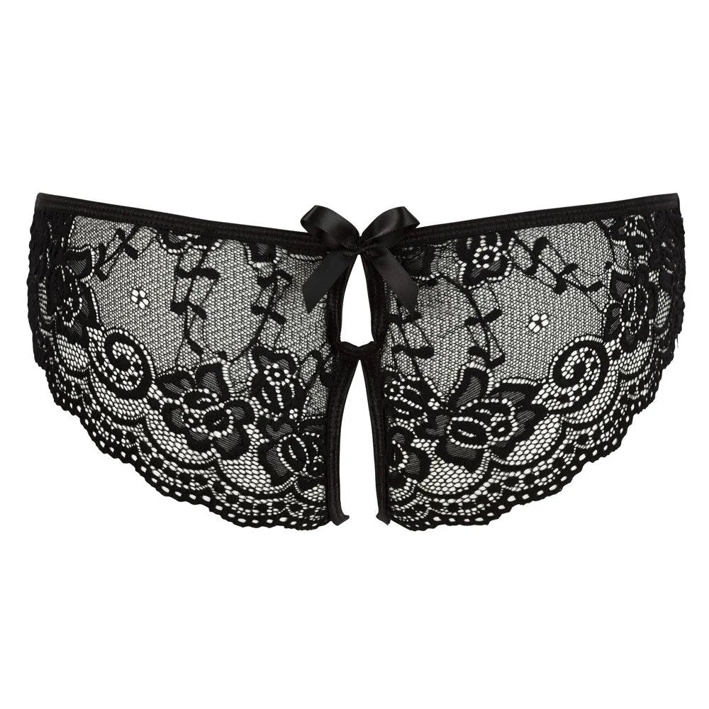 Cottelli Seductive Lace Crotchless Panties