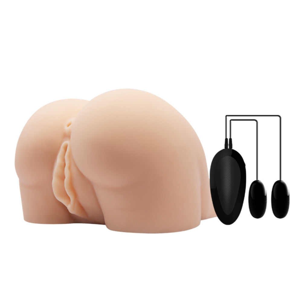 Crazy Bull Cyber Skin Vibrating Vagina & Ass Masturbator