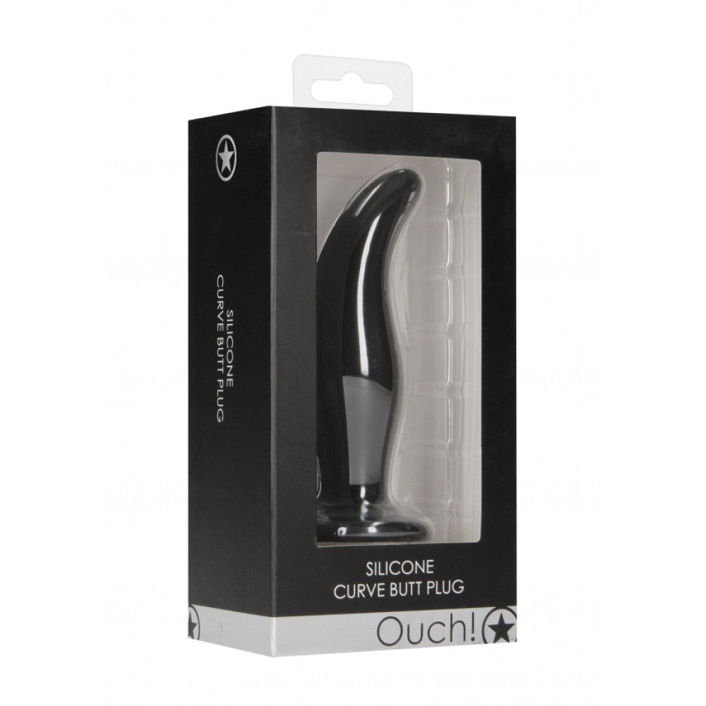 Curve Ouch! Silicone Butt Plug