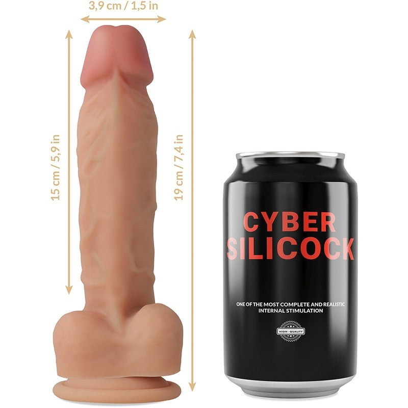 Cyber Silicock Oliver flexible realistic silicone dildo