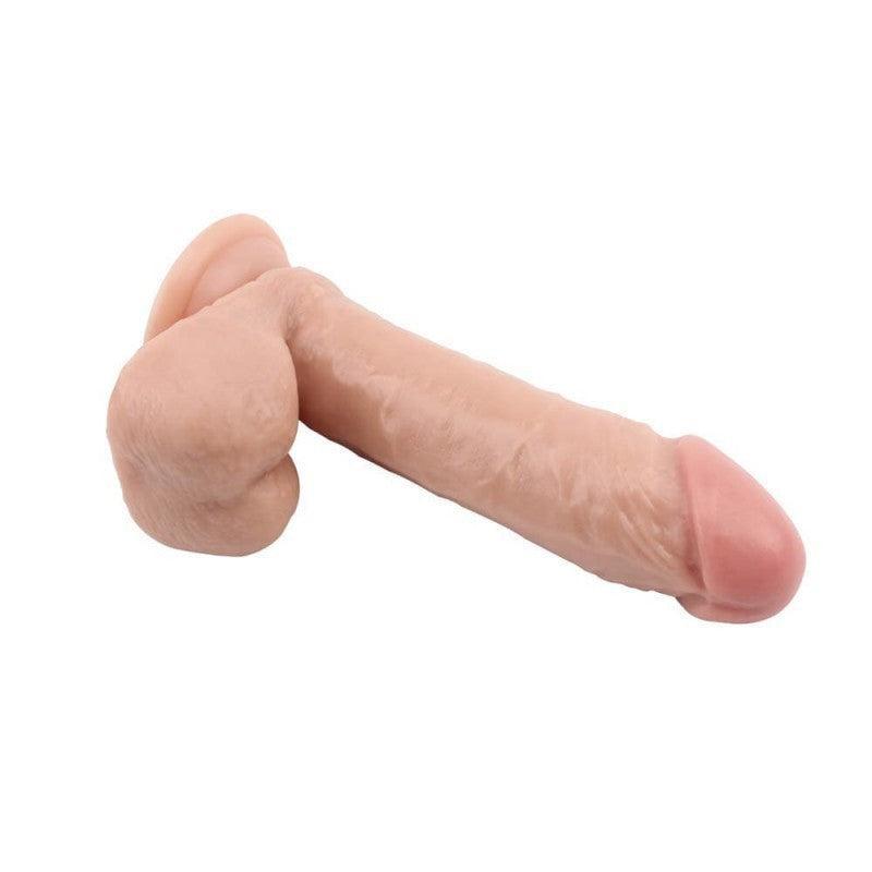 Realistic Dual Layer Suction Cup Dildo 7.9"