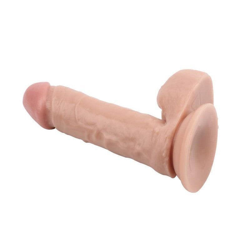 Realistic Dual Layer Suction Cup Dildo 7.9"