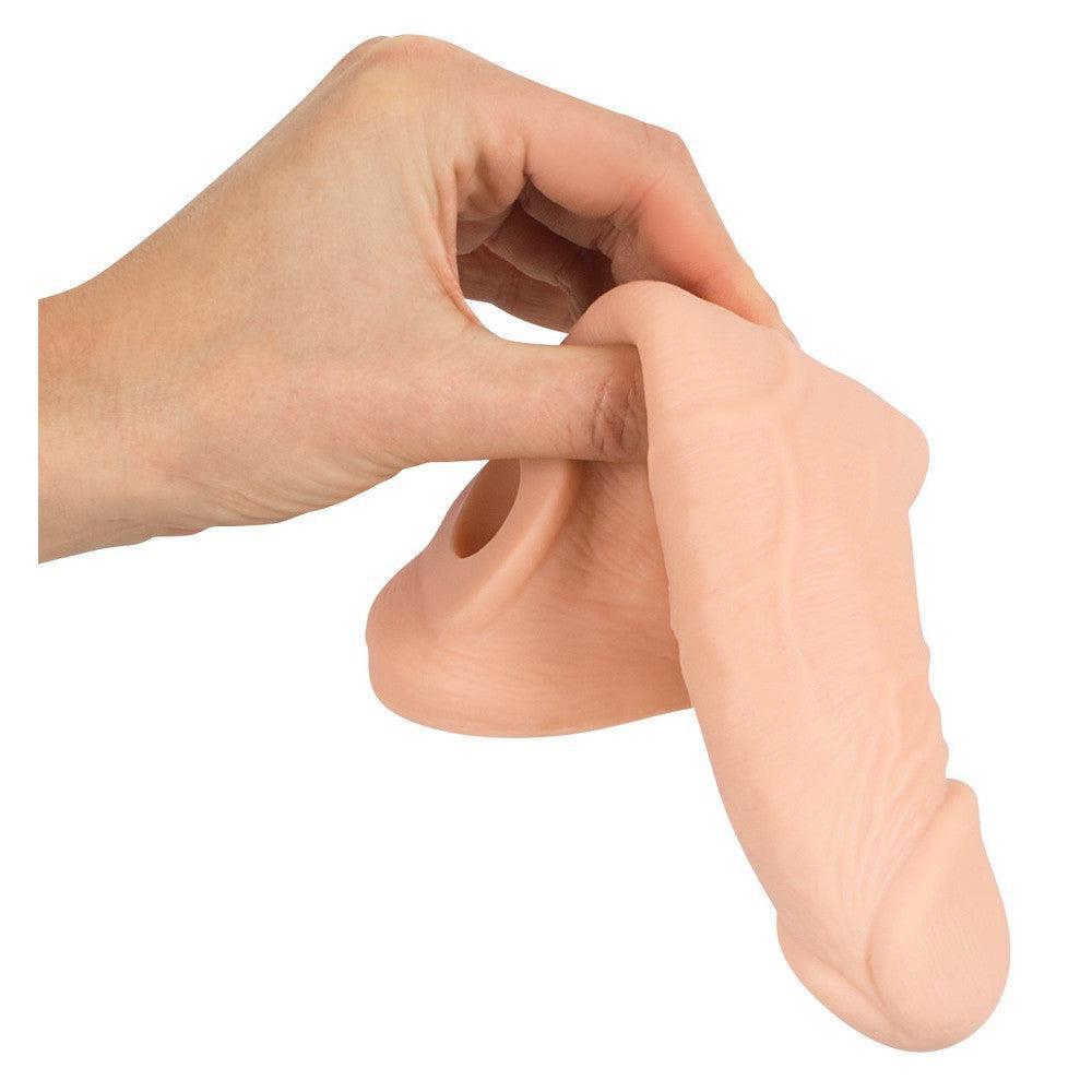 Cyber Skin Penis Extender & Thickener with Ball Stretcher