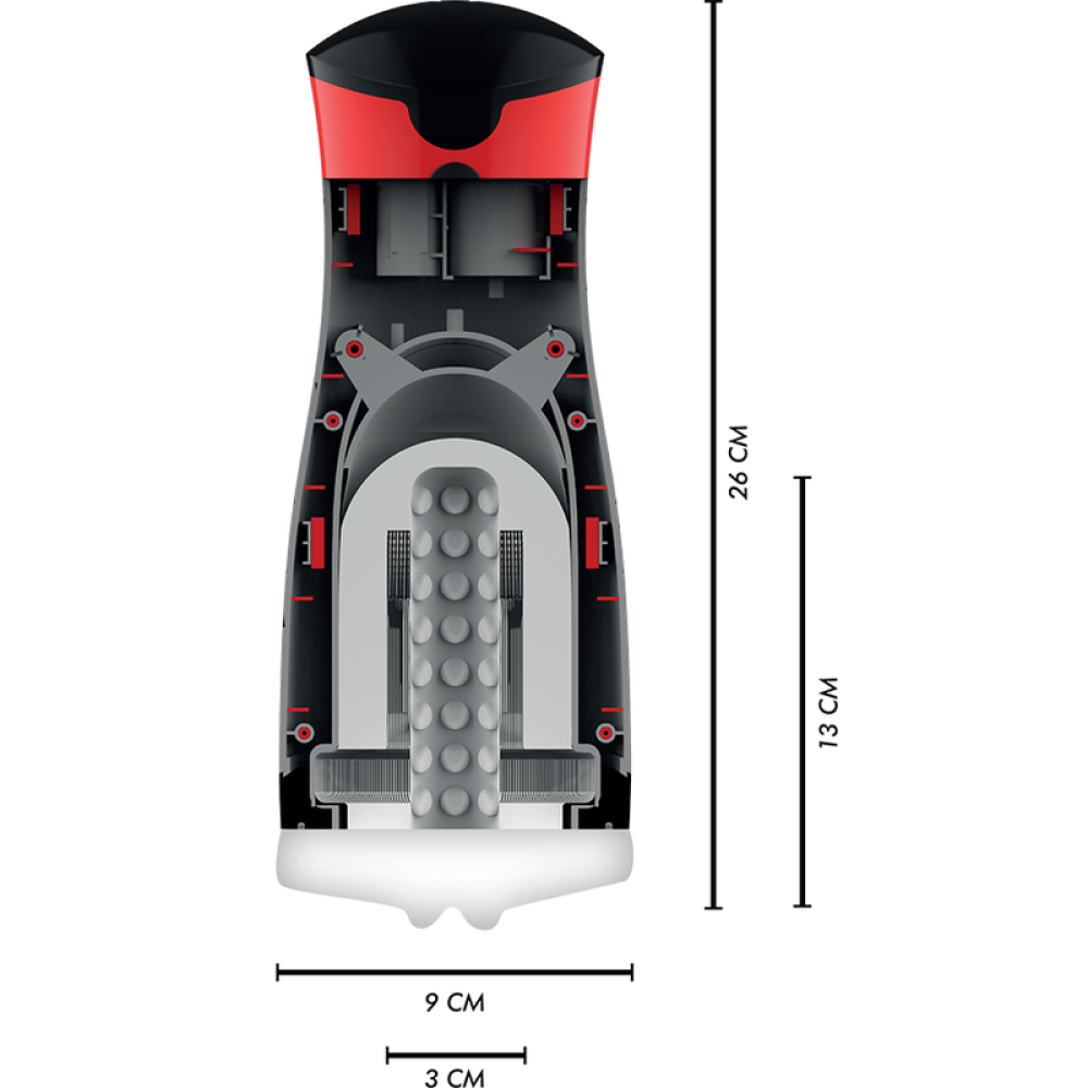 Dameron Rechargeable Sucking & Vibrating Masturbator