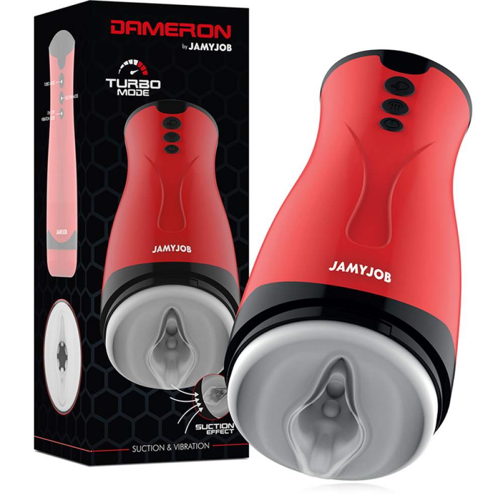 Dameron Rechargeable Sucking & Vibrating Masturbator