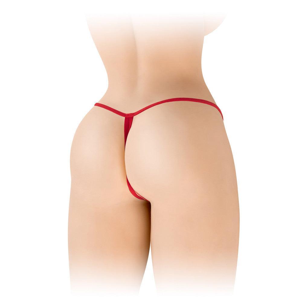 Erotic Crotchless Mini Thong Red