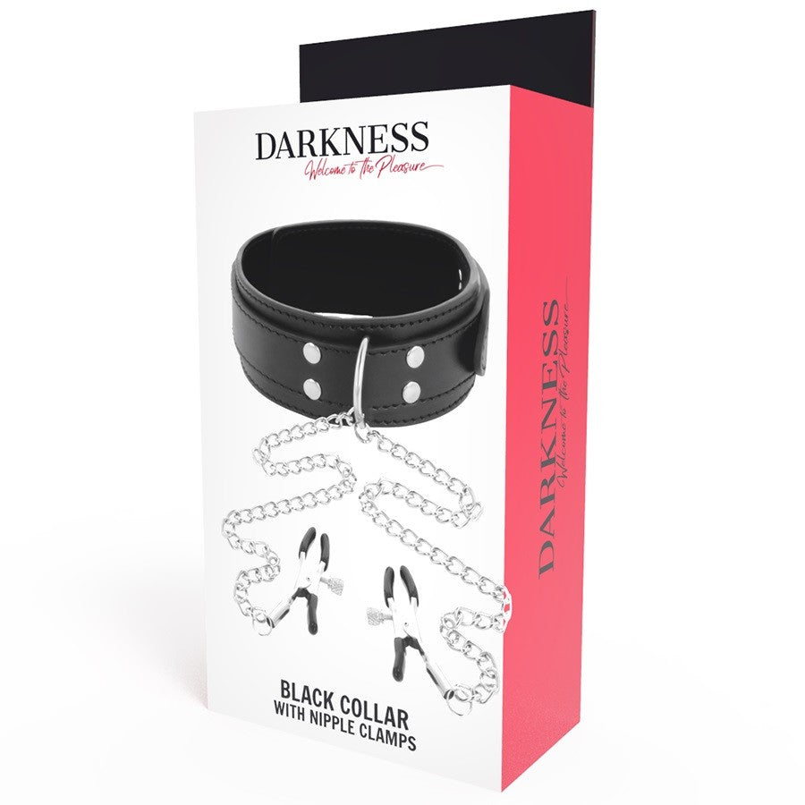 Darkness Adjustable Nipple Clamp & Collar