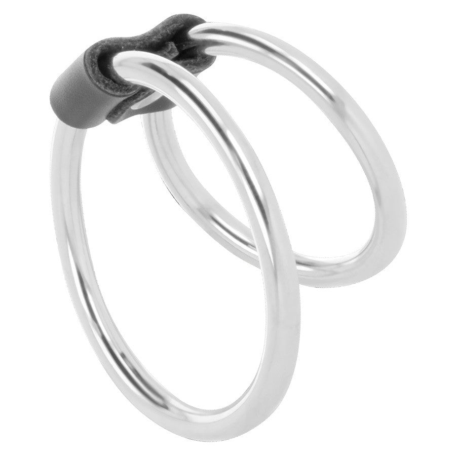 Darkness Double Metal Cock Ring