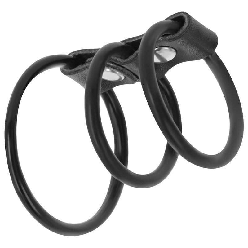 Darkness Flexible Cock & Balls Rings