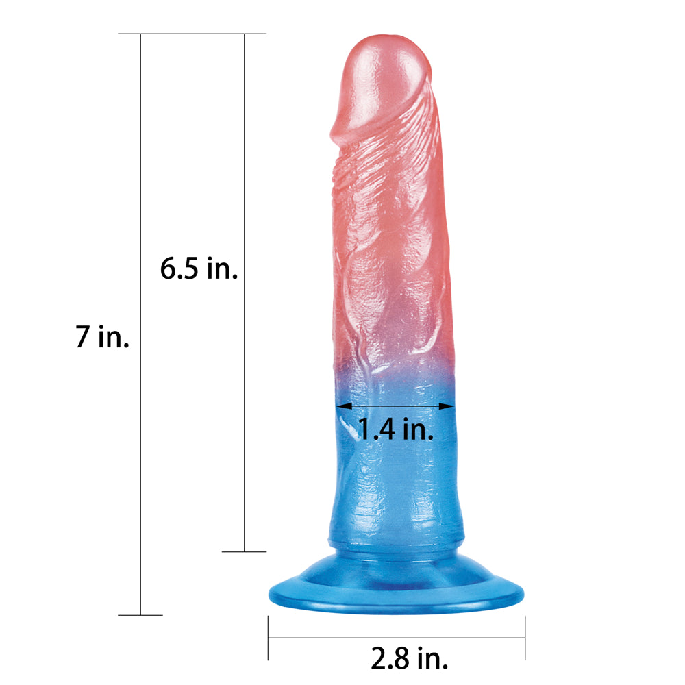 Dazzle Studs Suction Cup Jelly Dildo