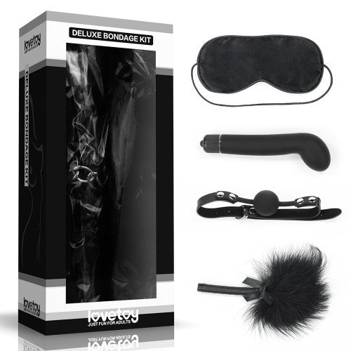 Deluxe BDSM Bondage Set with G-Spot Vibrator