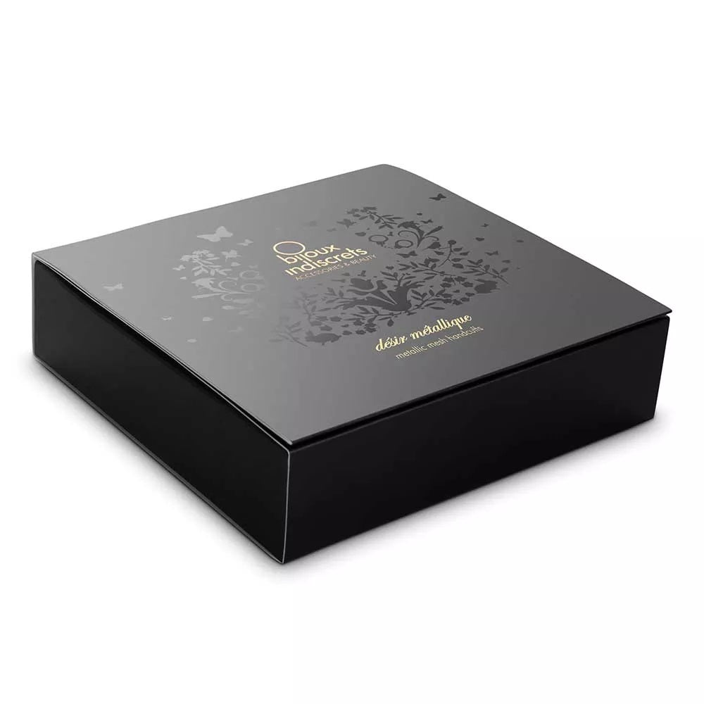 Bijoux Indiscrets Desir Metallique Mesh Gold Handcuffs