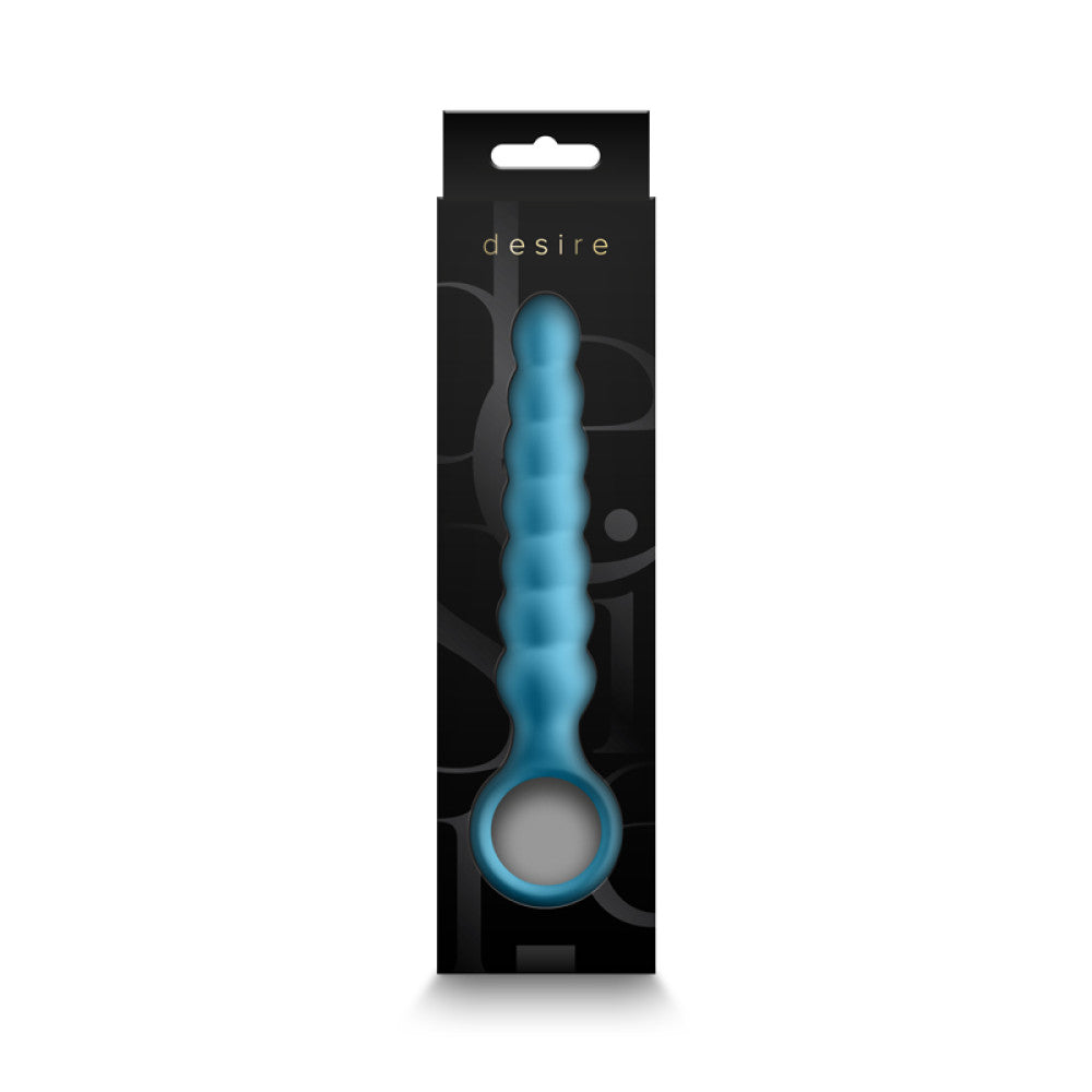 Desire Lucent Blue Silicone Vibrating Anal Stimulator
