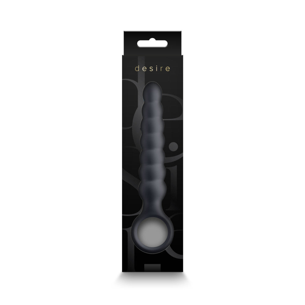 Desire Lucent Gray Silicone Vibrating Anal Stimulator