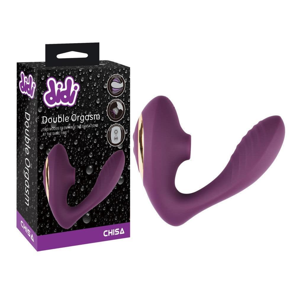 Didi Double Orgasm G-Spot & Clitoral Suction Vibrator