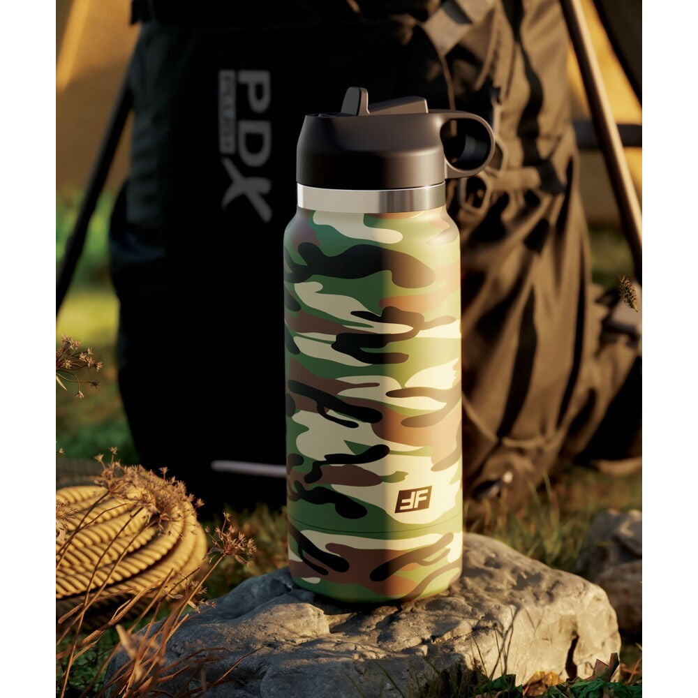 Discreet Masturbator Bottle PDX Plus Fap Flask Camouflage