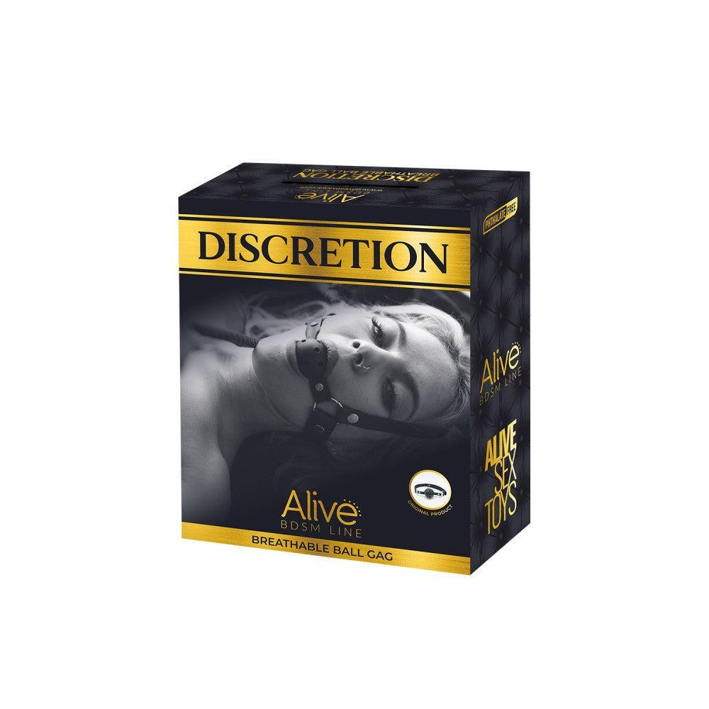 Discretion BDSM Breathable Ball Gag Red