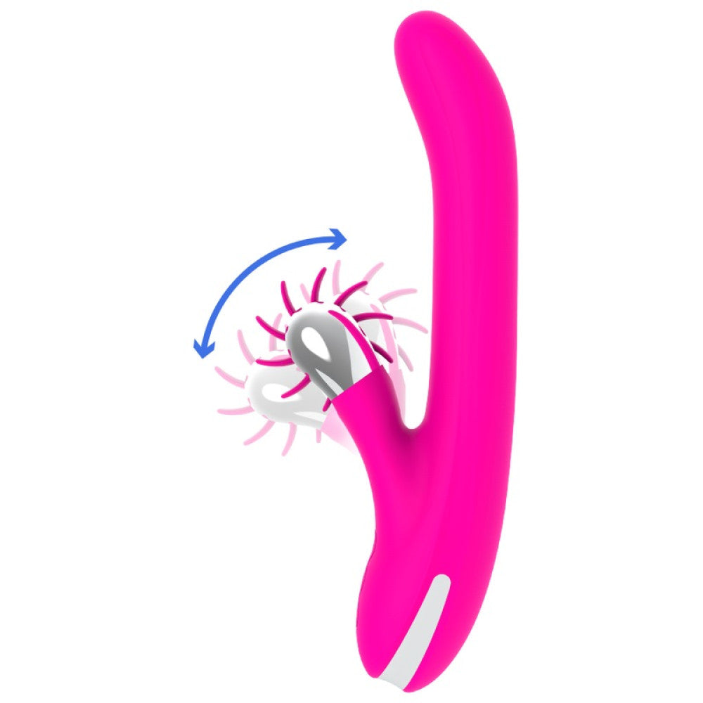 Diversia Rechargeable Bunny Waves Gyrating Vibrator