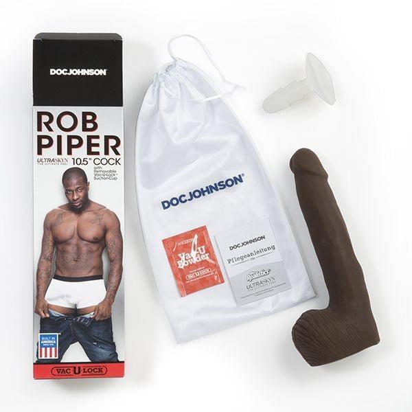 Doc Johnson Rob Piper Realistic Suction Cup Dildo 10.5"