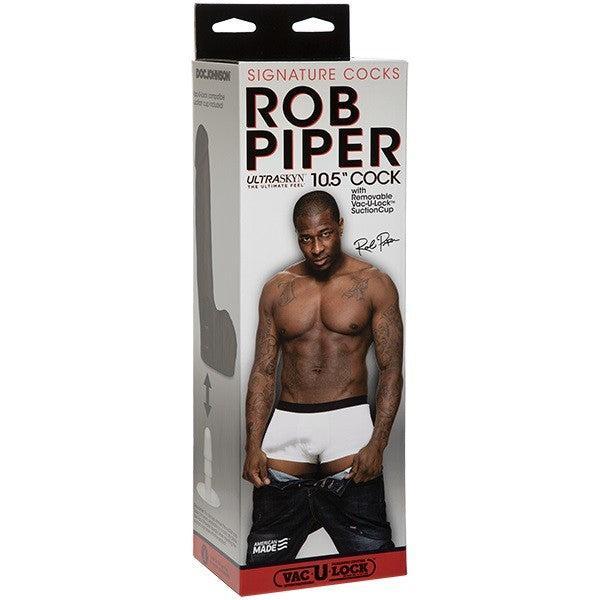 Doc Johnson Rob Piper Realistic Suction Cup Dildo 10.5"