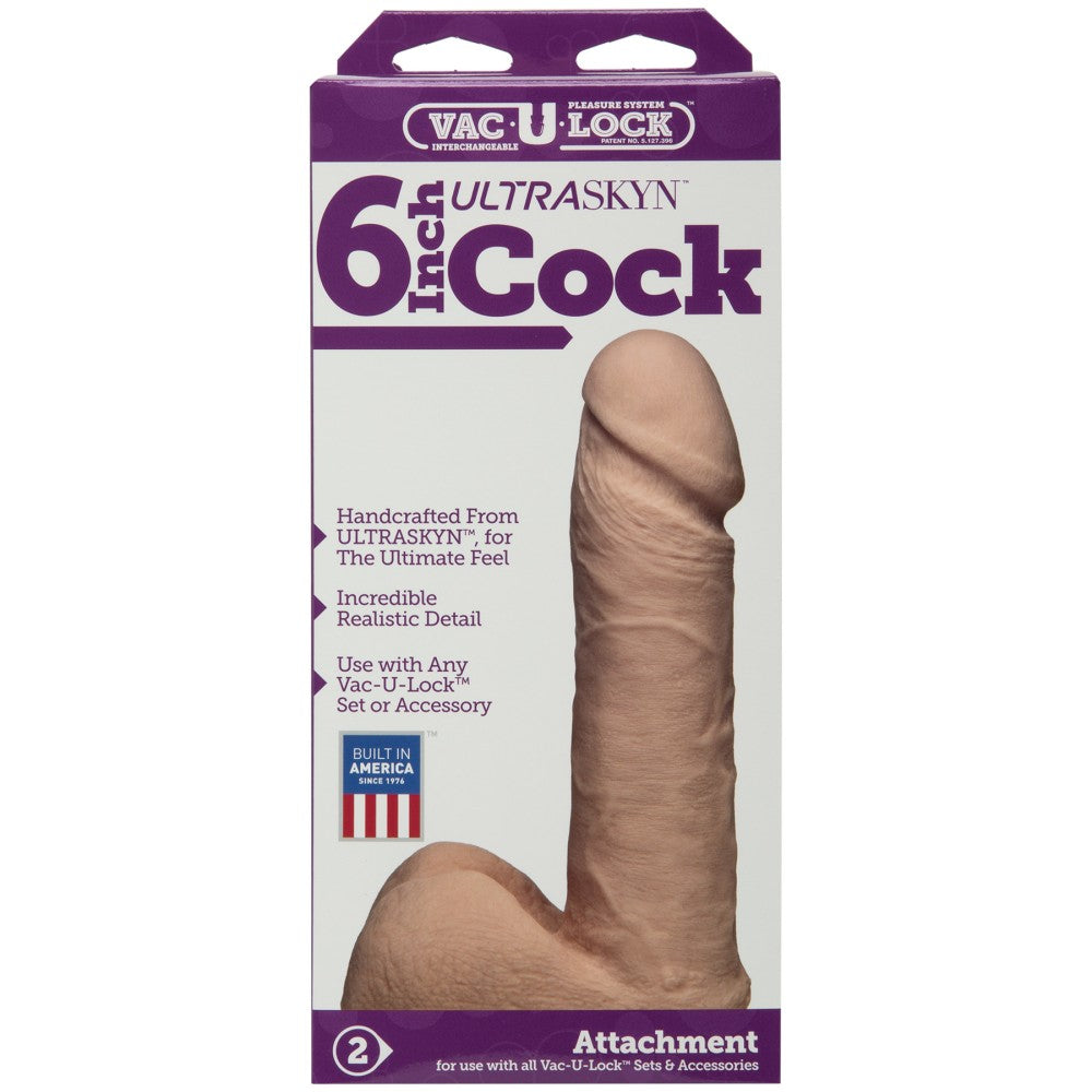 Doc Johnson Ultraskyn Dildo 6"