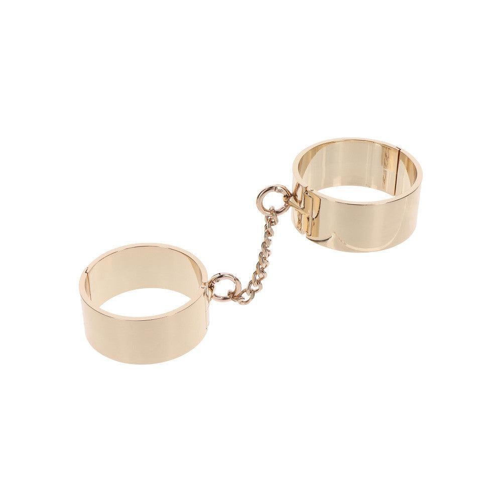 Dona Massive Metal Golden Cuffs Jewellery