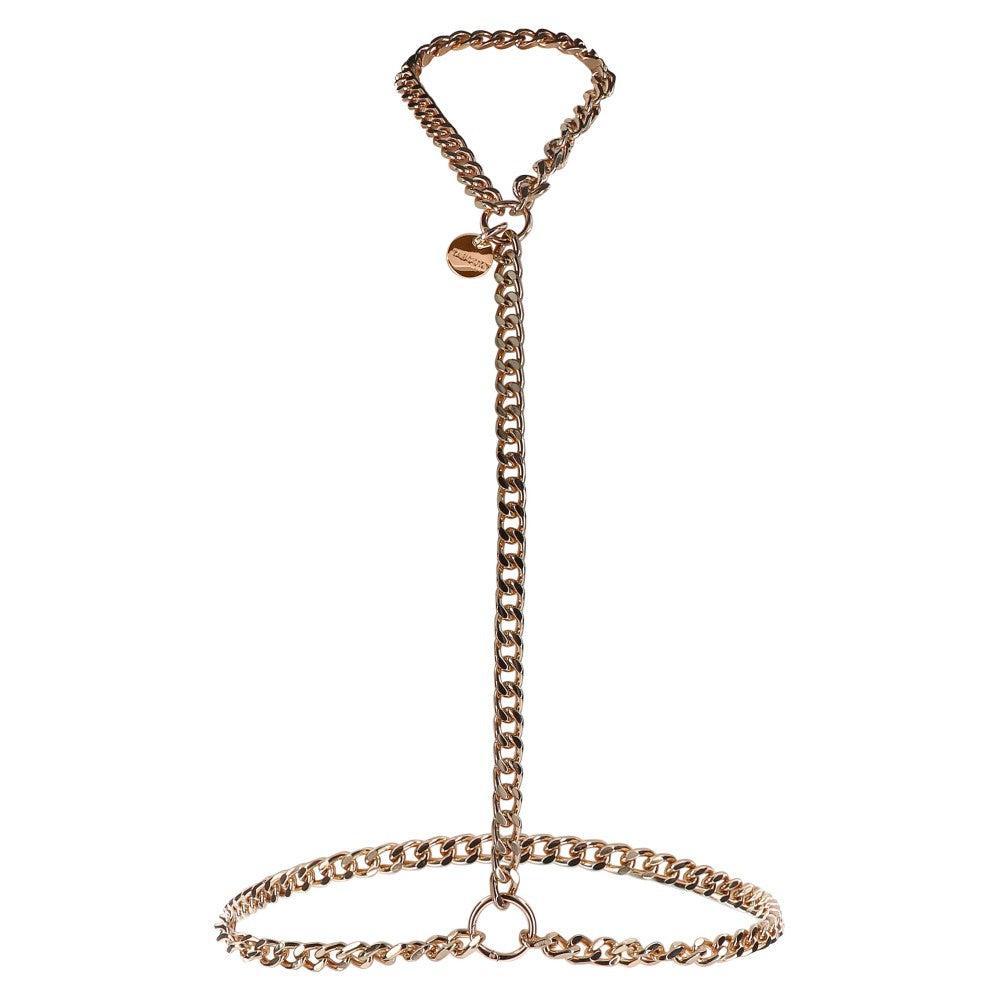 Dona Solid Metal Gold Choker Jewellery